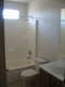 The shared/guest bathroom is a full bath.