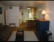 Living Room and Kitchen from living room window