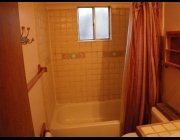 Left side of bathroom from doorway